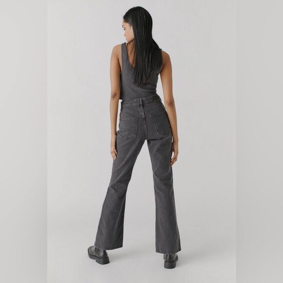 Urban Outfitters Jeans High Rise BDG Flare Black Distressed 28 - Picture 12 of 12